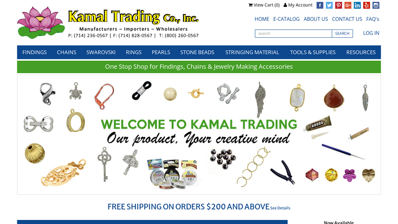Kamal Trading: Wholesale jewelry Findings