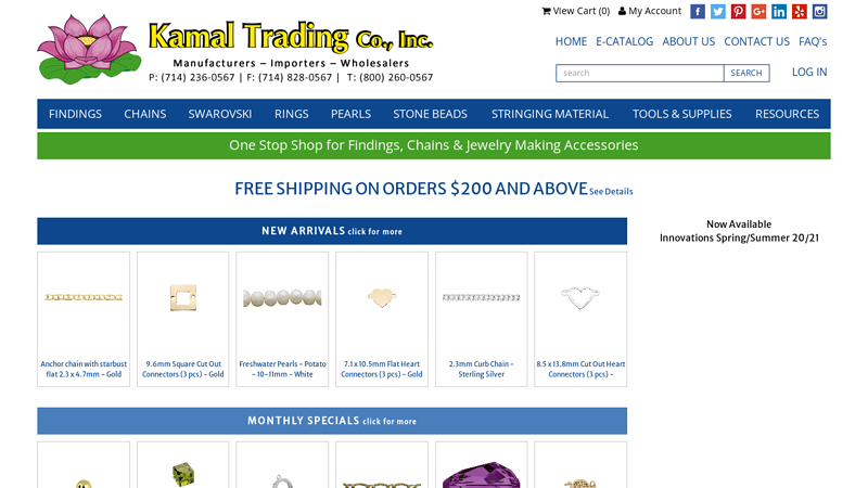 Kamal Trading: Wholesale jewelry Findings