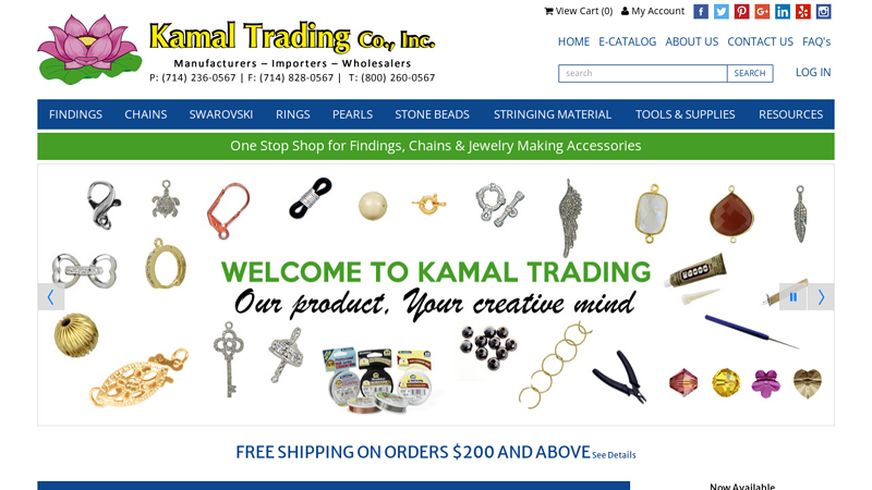 Kamal Trading: Wholesale jewelry Findings