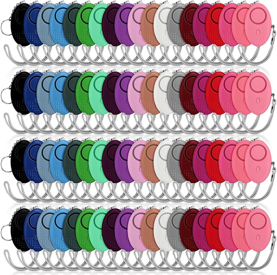 Kanayu 76 Pcs Personal Alarm Bulk 130DB Safe Sound Emergency ...