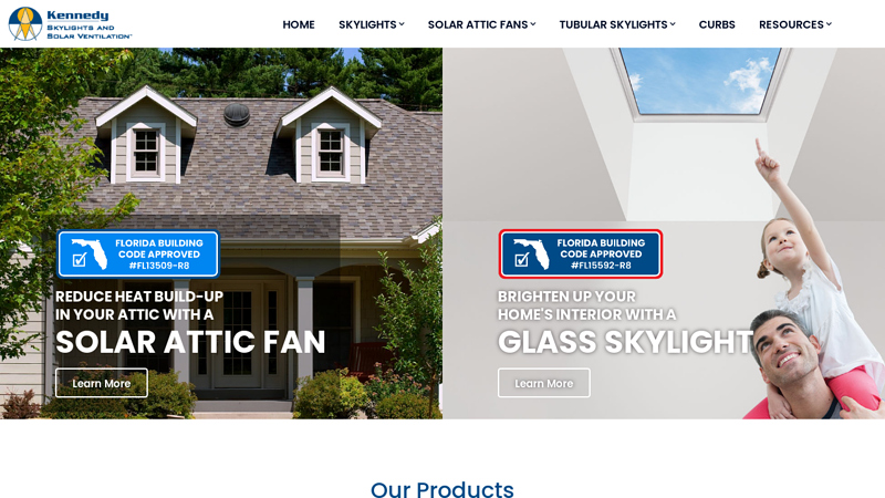 Kennedy Skylights and Solar Ventilation