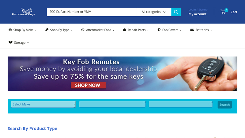 Keyless Entry Remotes, Car Remote Replacements, Key Fobs, Keys