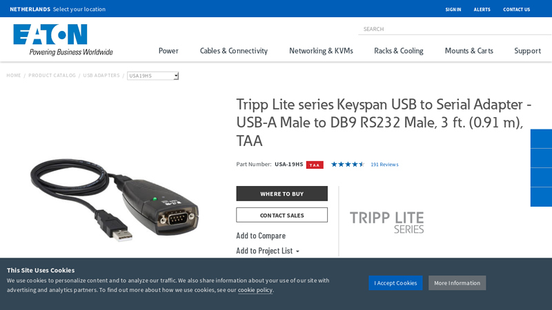 Keyspan RS232 to USB