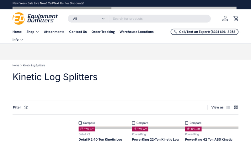 Kinetic Log Splitters