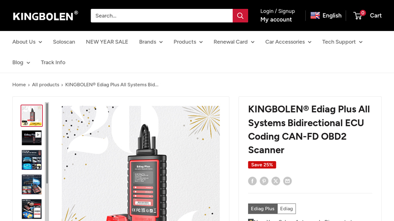 KINGBOLEN® Ediag Plus Bidirectional CAN