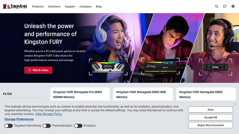 Kingston FURY Gaming and High