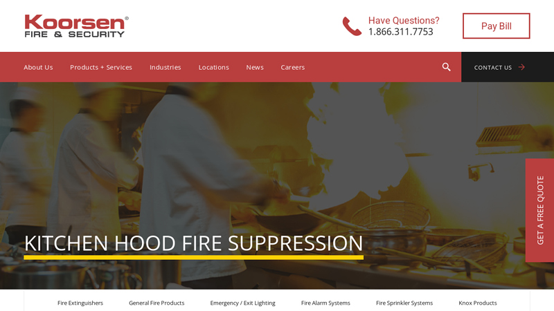 Kitchen Hood Fire Suppression