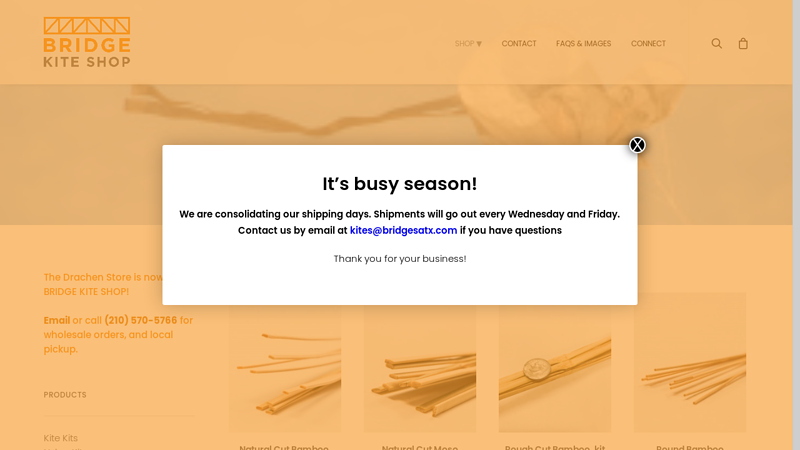 Kite Building Materials