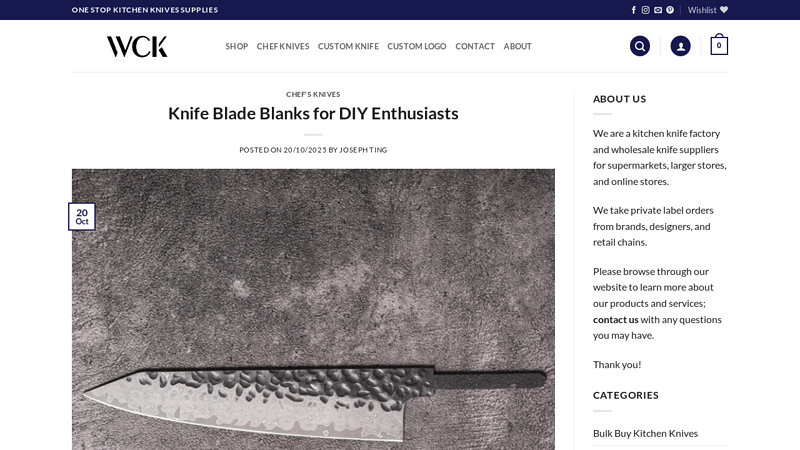 Knife Blade Blanks for DIY Enthusiasts Craft Your Own Custom Knives