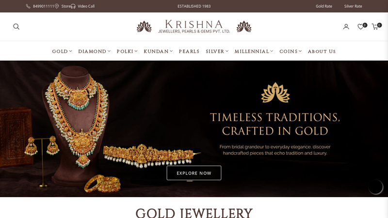 Krishna Jewellers Shop Gold, Diamond, Kundan & Polki Jewellery ...
