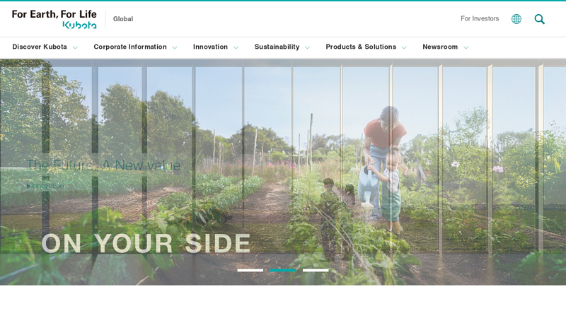 Kubota Global Site