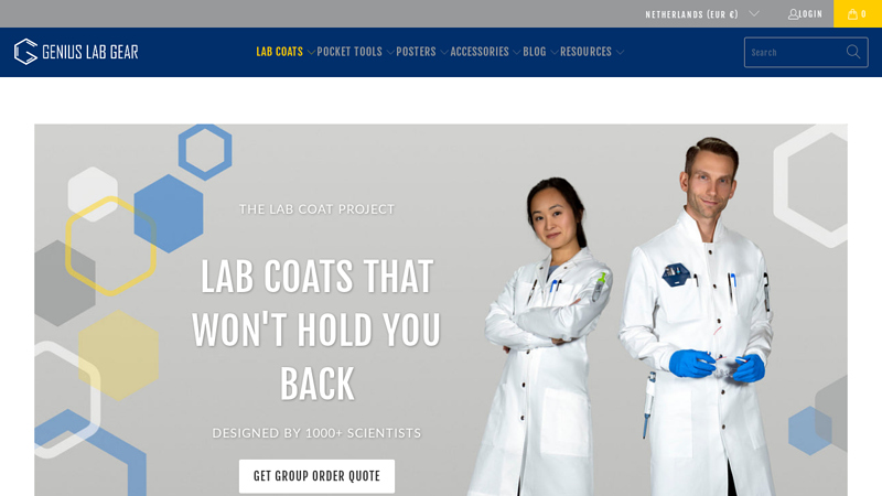 Lab Coats for Scientists and Chemistry