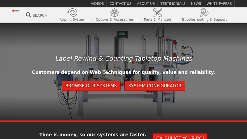 Label Counter & Rewinding Machines