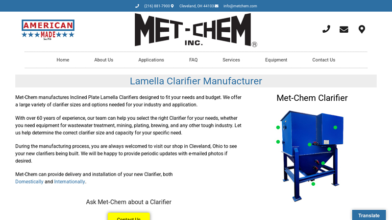 Lamella Clarifier Manufacturer