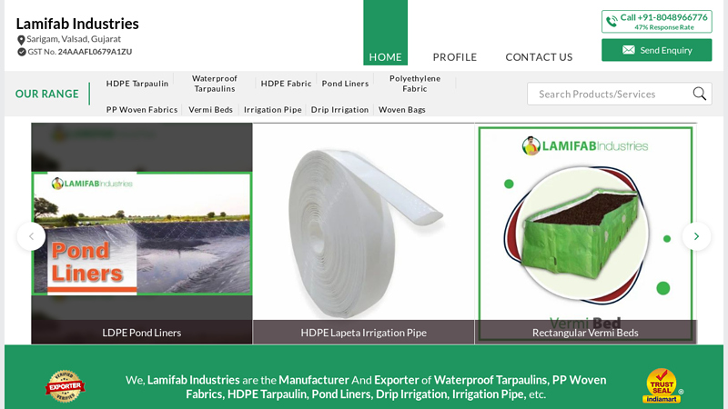 Lamifab Industries, Sarigam