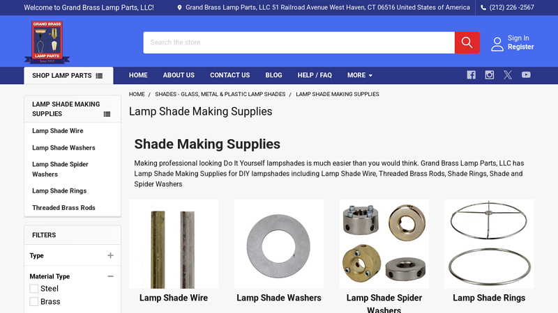 Lamp Shade Making Supplies