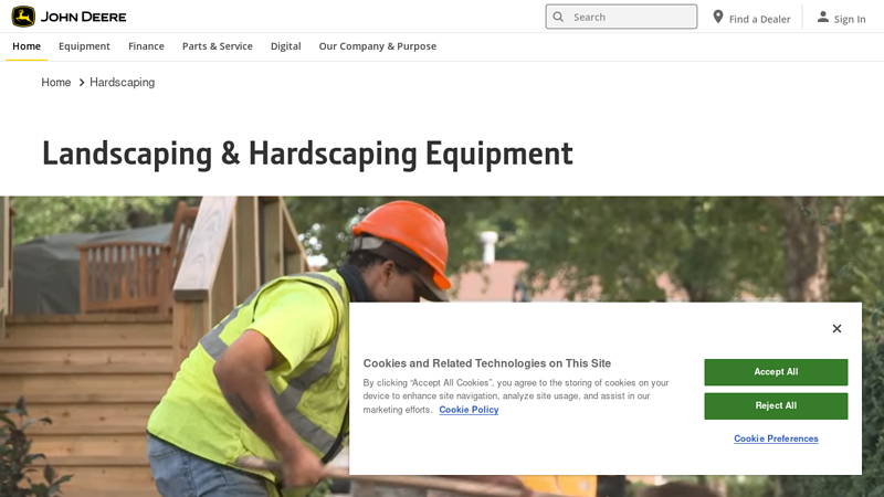 Landscaping & Hardscaping Equipment