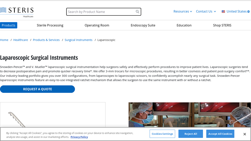 Laparoscopic Surgical Instruments for Precision