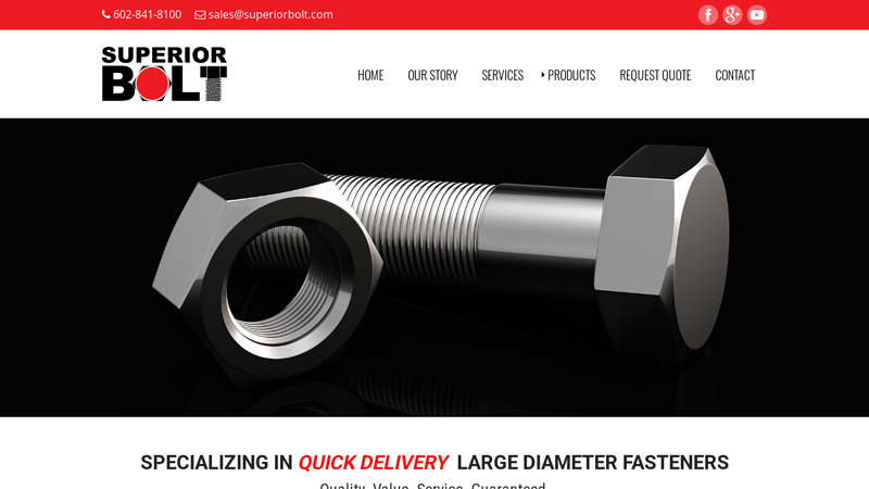Large Diameter Industrial Fasteners, Bolt Blanks, Parts Made To Print