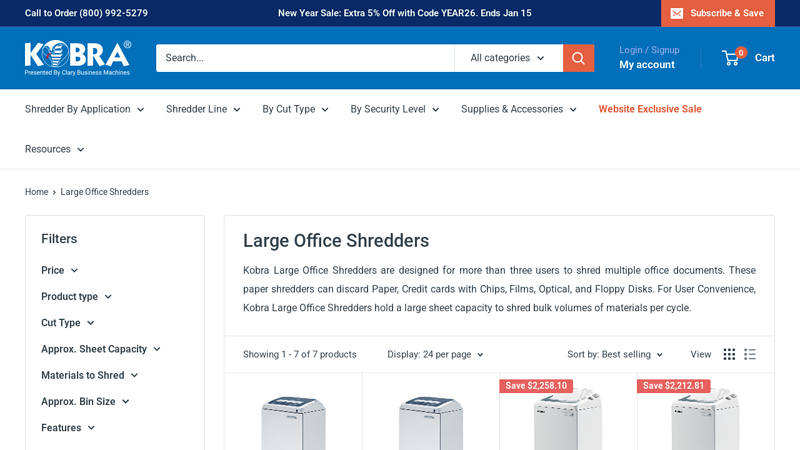 Large Office Shredders