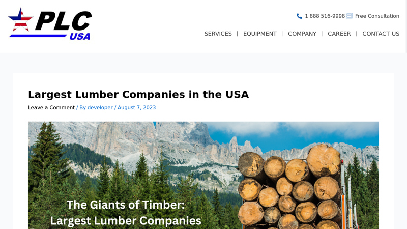 Largest Lumber Companies in the USA