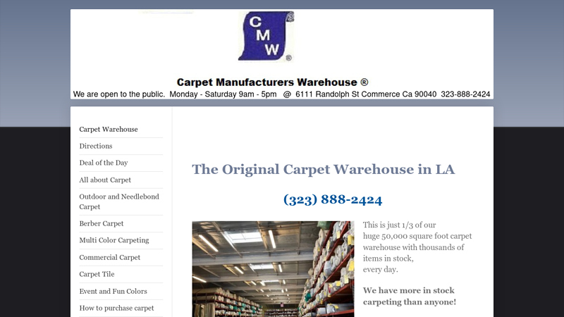 Largest Stocking Carpet Warehouse in Los Angeles