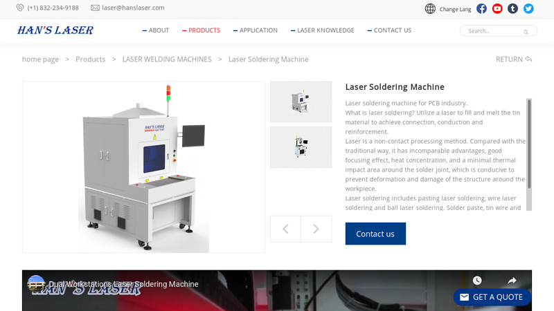 Laser Soldering Machine