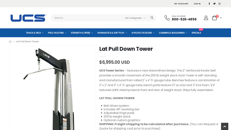 Lat-Pull Down Tower