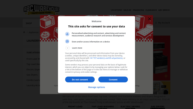 Laundry Appliance Store