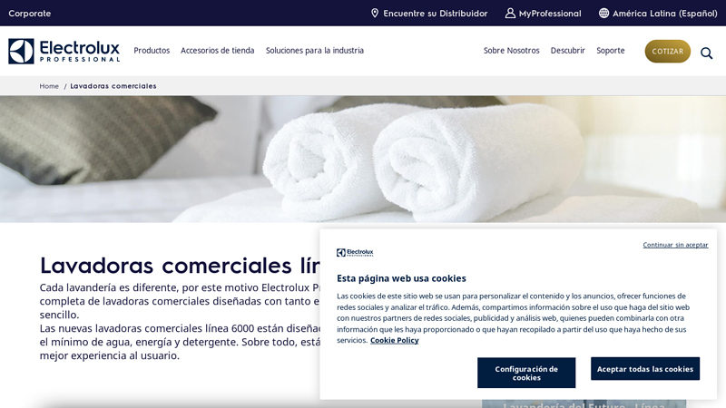 Lavadoras Comerciales (Lavandería Industrial)