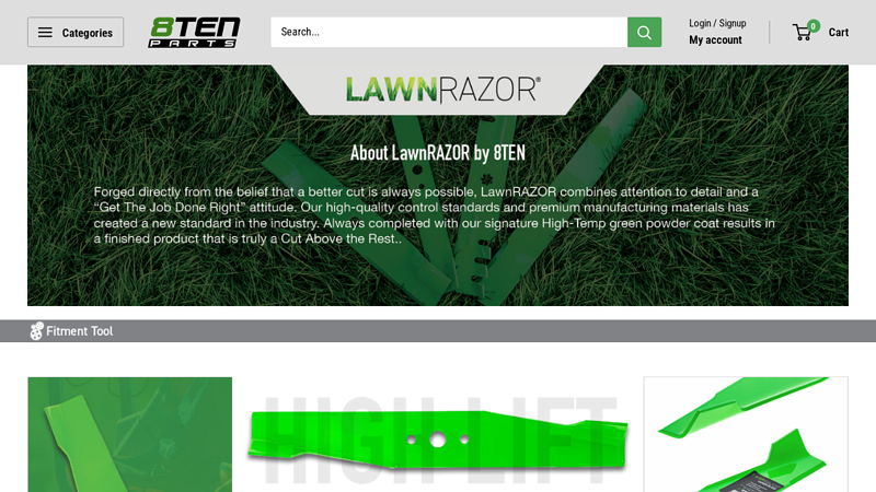 LAWNRAZOR® Mower Blades by 8TEN