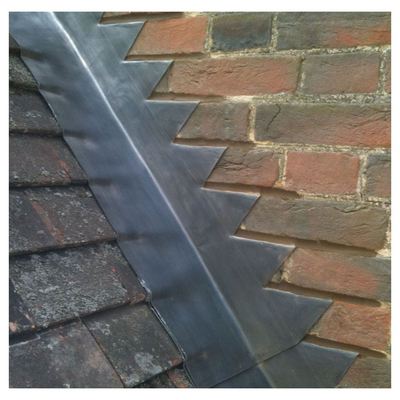 Lead roof flashings