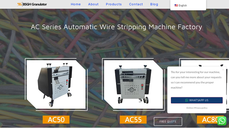Leading AC Series Automatic Wire Stripping Machine
