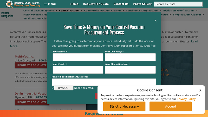 Leading Central Vacuum Manufacturers