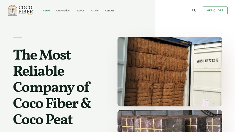 Leading Coco Fiber and Coco Coir Supplier Indonesia
