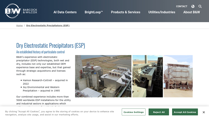 Leading Electrostatic Precipitator (ESP) Supplier