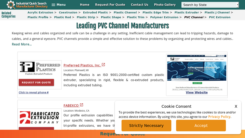 Leading PVC Channel Manufacturers