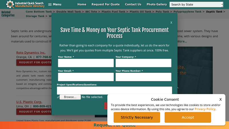 Leading Septic Tank Manufacturers