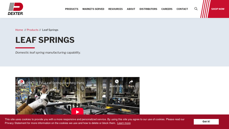 Leaf Spring Manufacturing