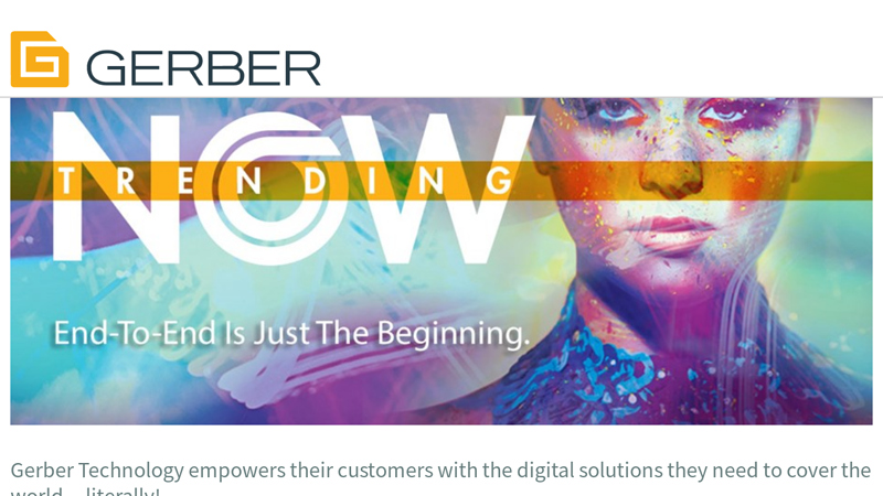 Learn how Gerber Technology can digitally transform your company.