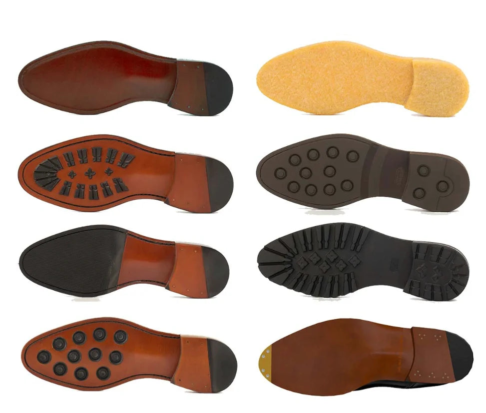 Leather, Dainite, Rubber, TPR Shoe Soles