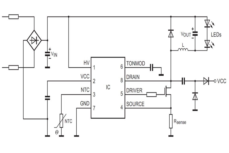 LED Driver IC for Lighting Applications