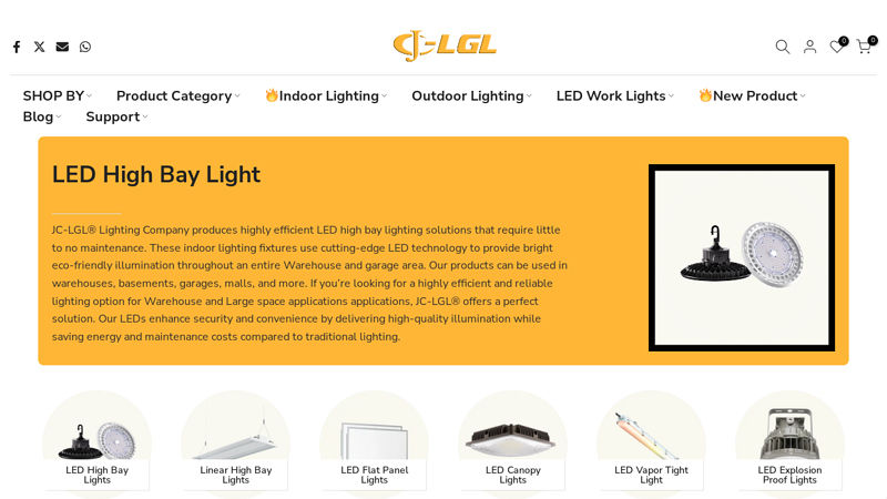 LED High Bay Lights for Industrial & Warehouse Lighting