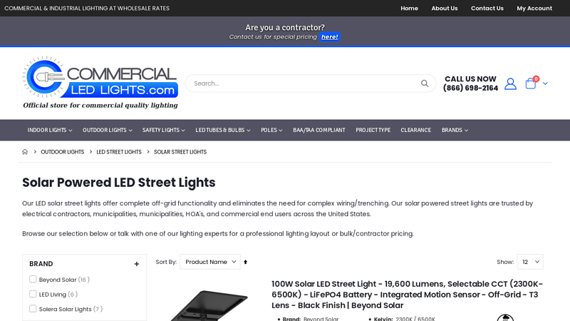 LED Solar Street Lights