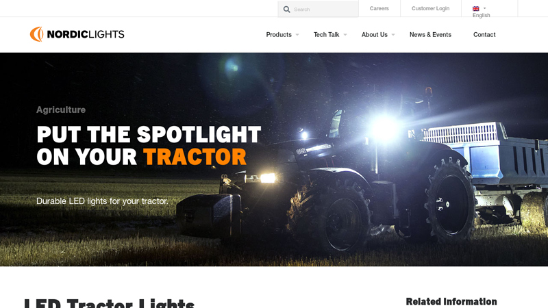 LED Tractor Lights