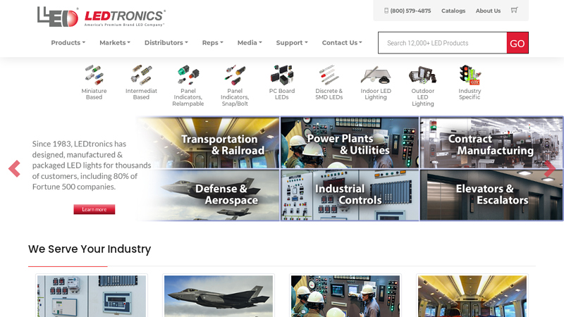 LEDtronics ‒ American LED Lighting & Indicator Experts since 1983