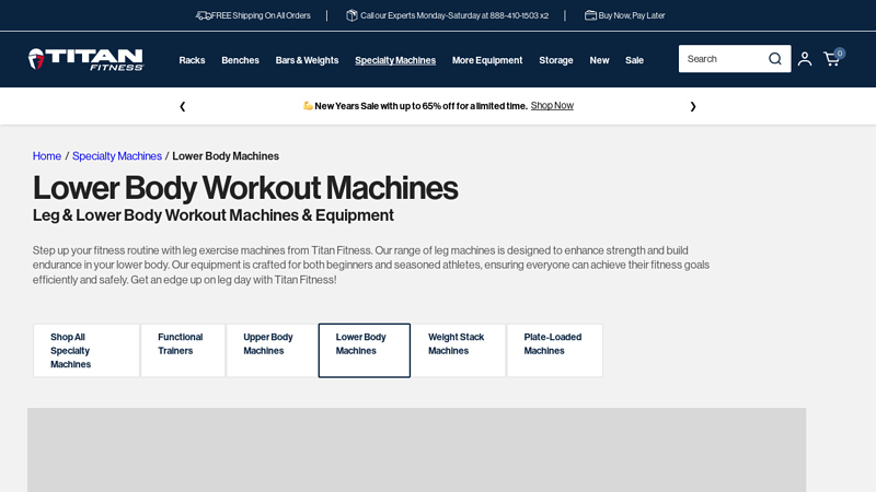 Leg & Lower Body Exercise Machines