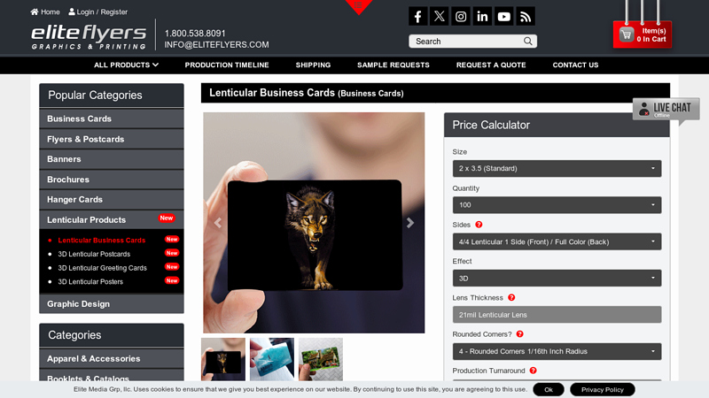 Lenticular Business Cards – 3D, Flip & Animated Printing