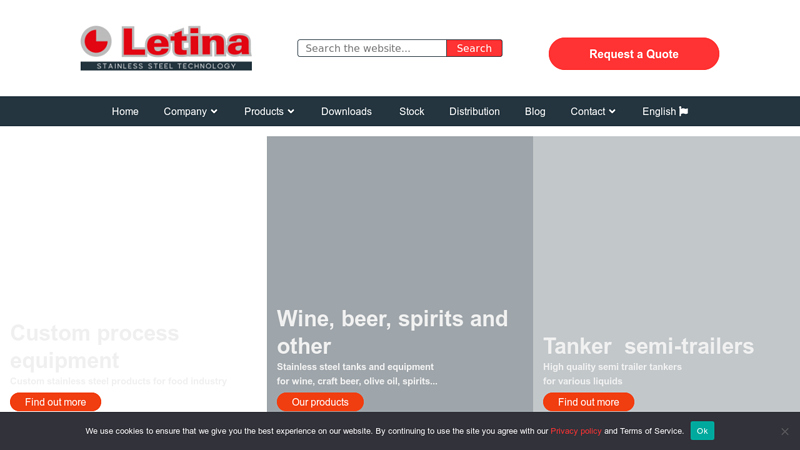 Letina - Stainless Steel Technology