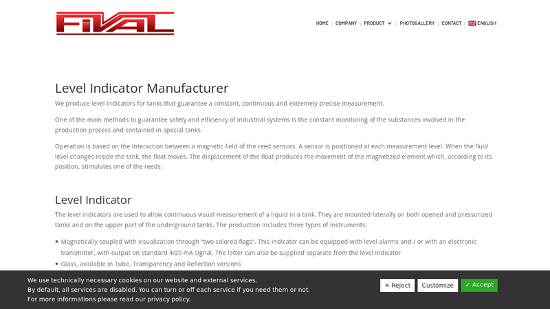 Level Indicator Manufacturer